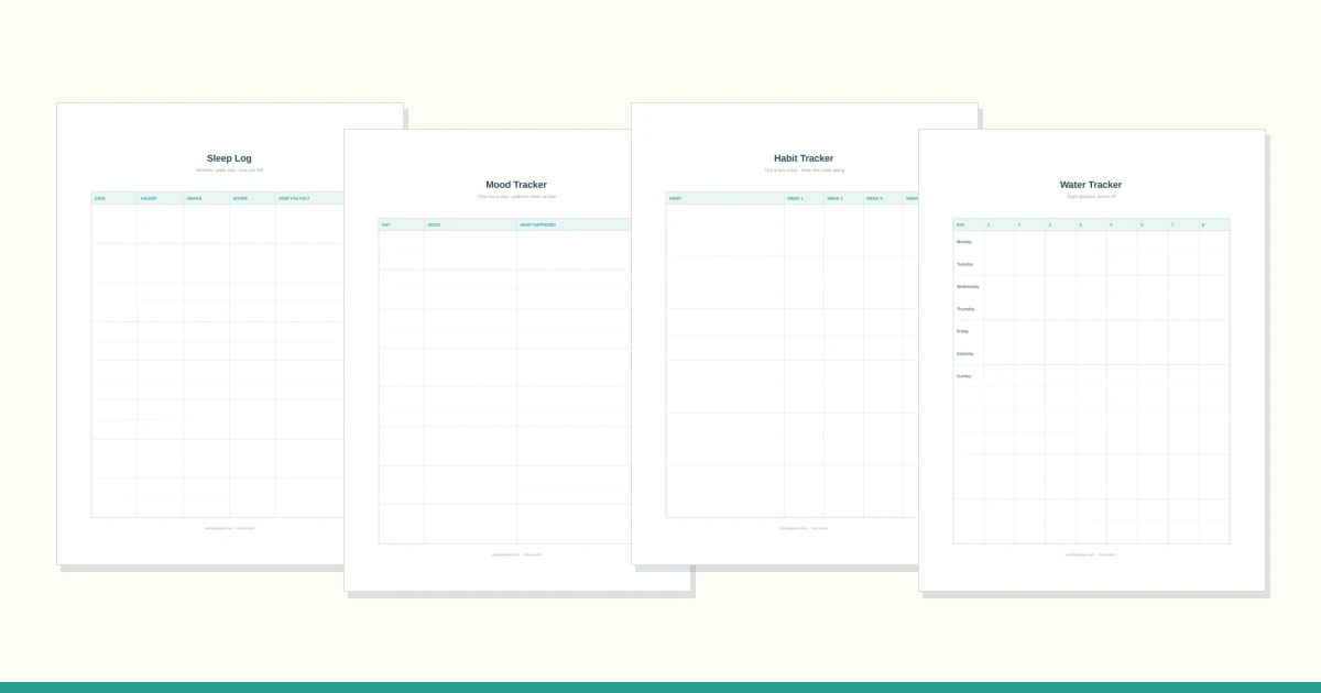 A habit tracker grid with a streak of filled boxes and a green tick
