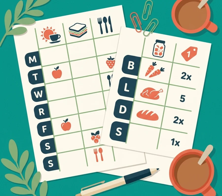 3 Free Meal Planning Printables — free printable PDFs