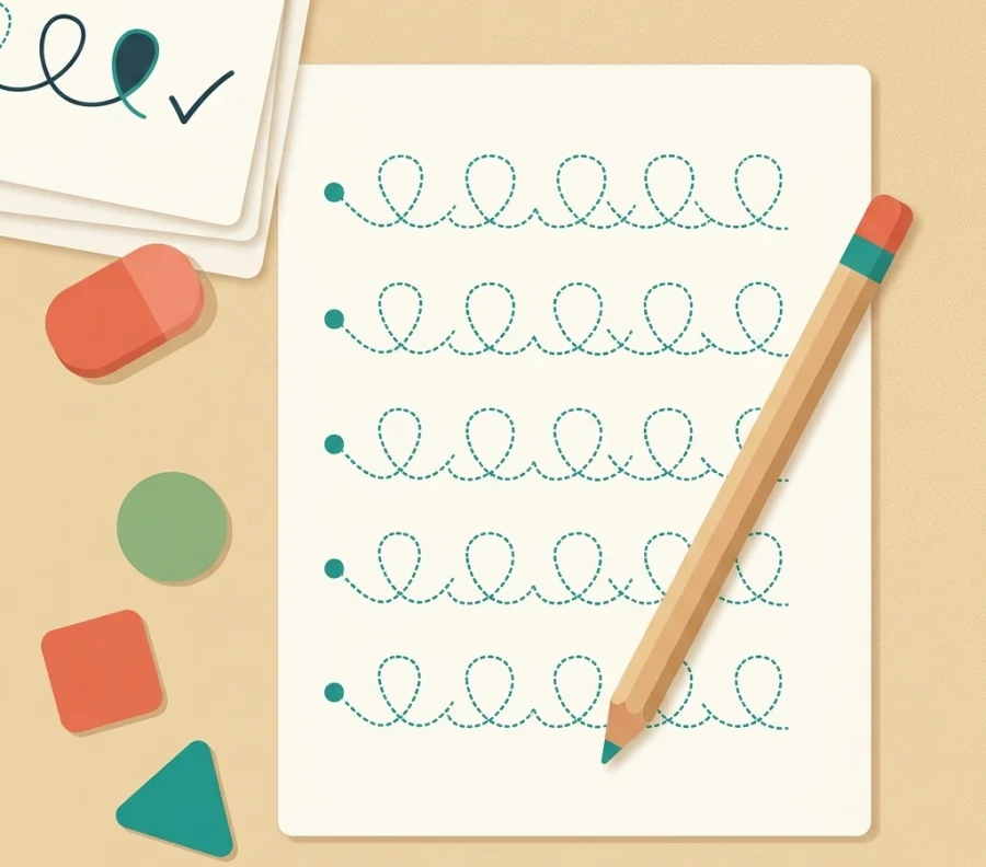 10 Free Pre-Writing Tracing Worksheets — free printable PDFs
